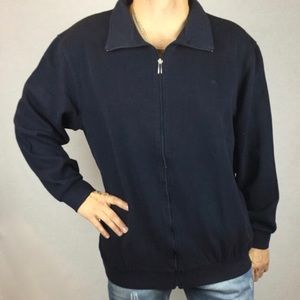 Practical Very Big Sizes M+ Brand Midnight Blue full front fly zipper stretch